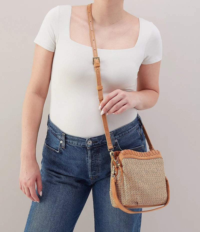 HOBO Starr Straw Shoulder Bag
