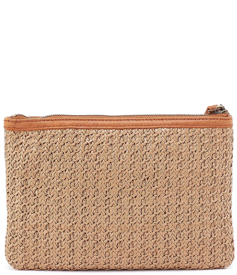 HOBO Straw Heart Wristlet