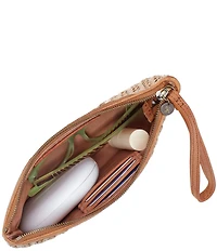 HOBO Straw Heart Wristlet