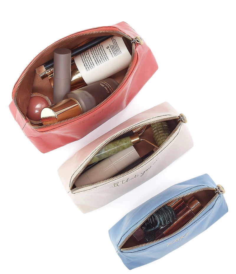 HOBO Tri Polished Leather Pouch Set