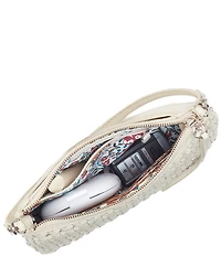HOBO Woven Leather Darcy Crossbody Bag