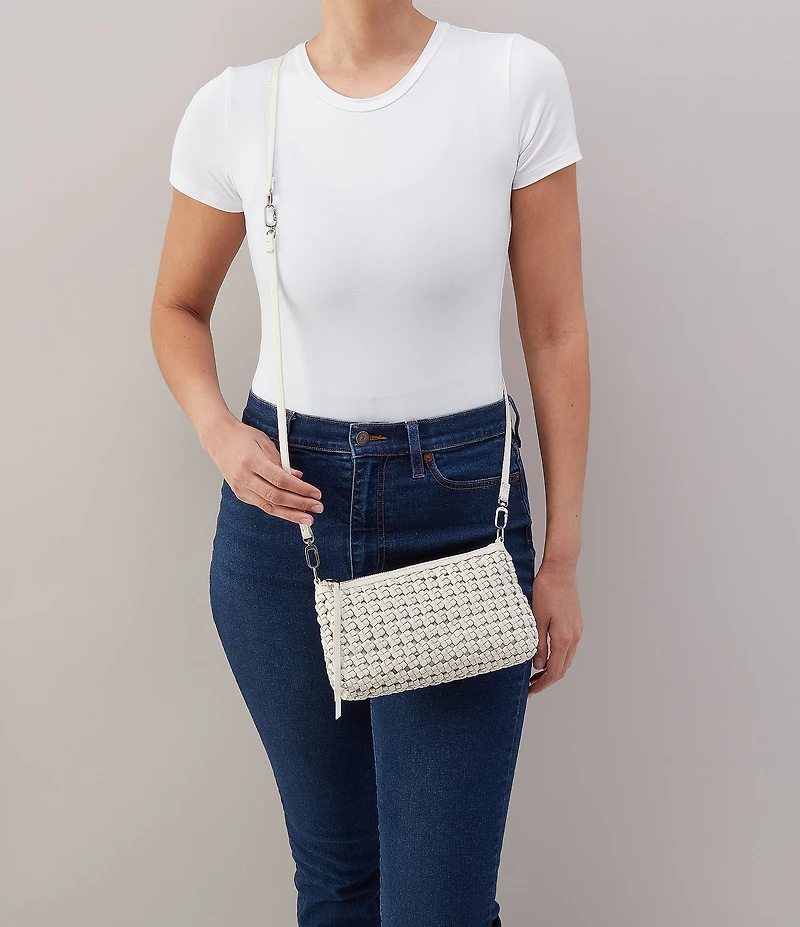 HOBO Woven Leather Darcy Crossbody Bag