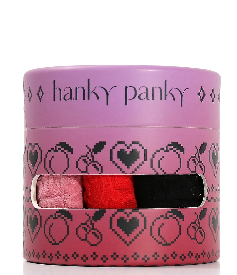 Hanky Panky Holiday Original Thong 3-Pack