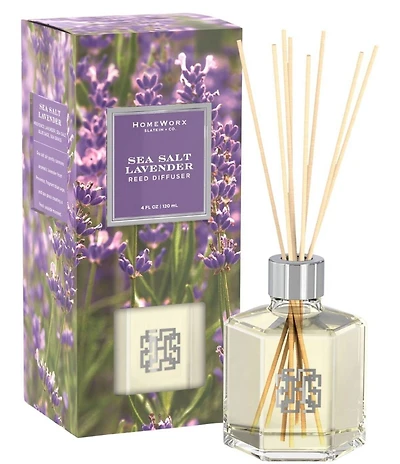 HomeWorx by Slatkin + Co Sea Salt Lavender Reed Diffuser