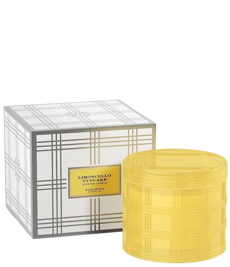 HomeWorx by Slatkin + Co. Limoncello Cupcake Candle, 18 oz.