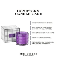 HomeWorx by Slatkin + Co. Sea Salt Lavender 18 oz. Candle