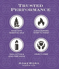 HomeWorx by Slatkin + Co. Sea Salt Lavender 80 oz. 5-Wick Luxe Candle
