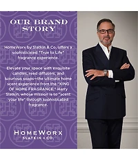 HomeWorx by Slatkin + Co. Sea Salt Lavender 80 oz. 5-Wick Luxe Candle