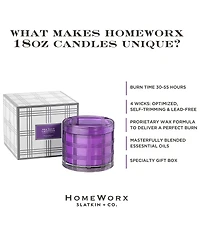 HomeWorx by Slatkin + Co. Sea Salt Lavender Candle, 18 oz.