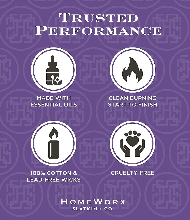 HomeWorx by Slatkin + Co. Sea Salt Lavender Candle, 18 oz.