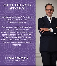 HomeWorx by Slatkin + Co. Sea Salt Lavender Candle, 18 oz.