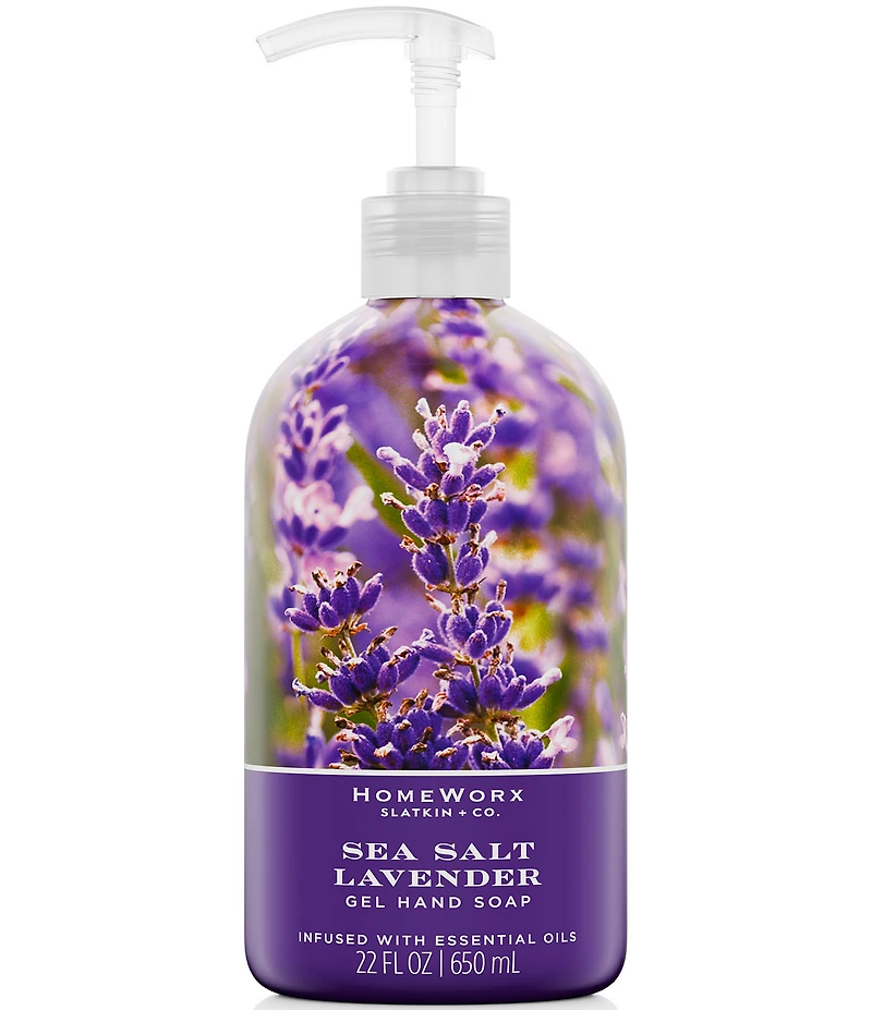 Homeworx by Slatkin + Co. Sea Salt Lavender Gel Hand Soap