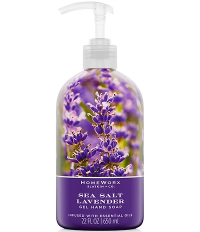 Homeworx by Slatkin + Co. Sea Salt Lavender Gel Hand Soap