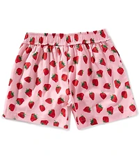 Honey & Sparkle Big Girls Strawberry Print Boxer Shorts