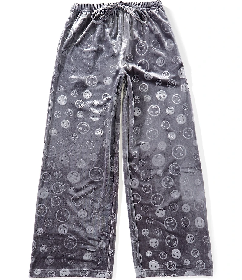 Honey & Sparkle Big Girls Heart-Printed Velour Jogger Pants
