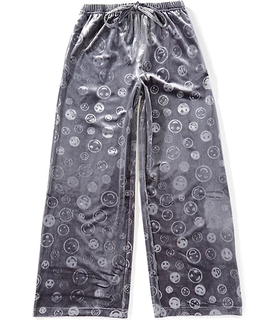 Honey & Sparkle Big Girls Heart-Printed Velour Jogger Pants