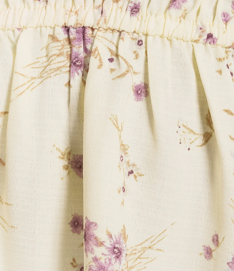 Honey & Sparkle Floral Printed Scoop Neck Top