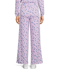 Honey & Sparkle Floral Printed Wide Leg Coordinating Lounge Pants