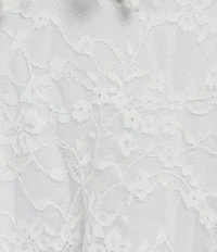 Honey & Sparkle Lace Flutter Sleeve Tie Front Mini Dress