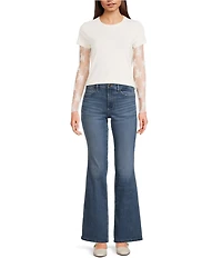 Honey & Sparkle Long Contrast Lace Sleeve T-Shirt Top