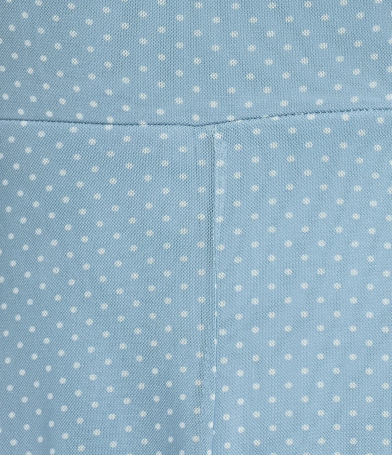 Honey & Sparkle Mesh Dot Short Flutter Sleeve Mini Babydoll Dress