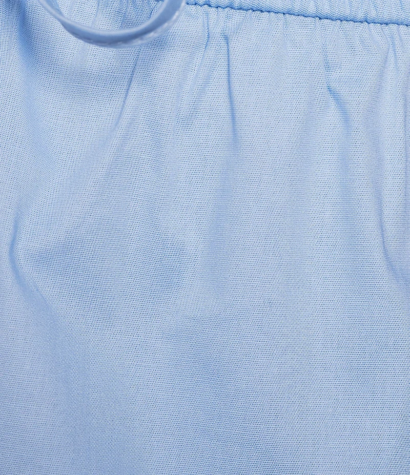 Honey & Sparkle Poplin Ruffled V-Neck Tank Top