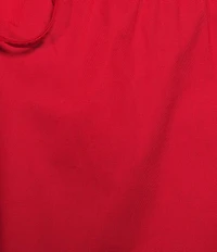 Honey & Sparkle Poplin Ruffled V-Neck Tank Top