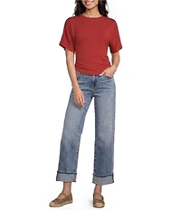 Honey & Sparkle Short Sleeve Side Cinch Tee