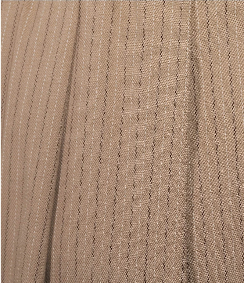 Honey & Sparkle Stripe Pattern Pleated Skirt
