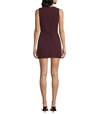 Honey & Sparkle Stripe Sleeveless Tie Back Romper