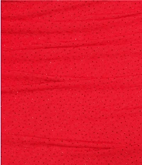 Honey and Rosie Adjustable Spaghetti Strap Cowl Neck Fitted Short Shirred Dress