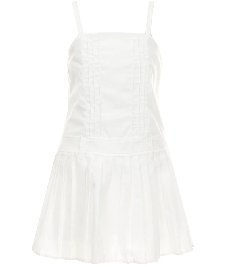 Honey and Rosie Big Girls Sleeveless Drop Waist Tennis Dress