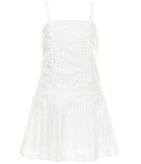 Honey and Rosie Big Girls Sleeveless Drop Waist Tennis Dress