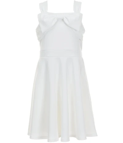 Honey and Rosie Big Girls Sleeveless Bow-Front Fit-And-Flare Dress