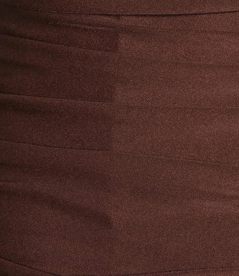 Honey and Rosie Cowl Neck Ruched Bodycon Dress