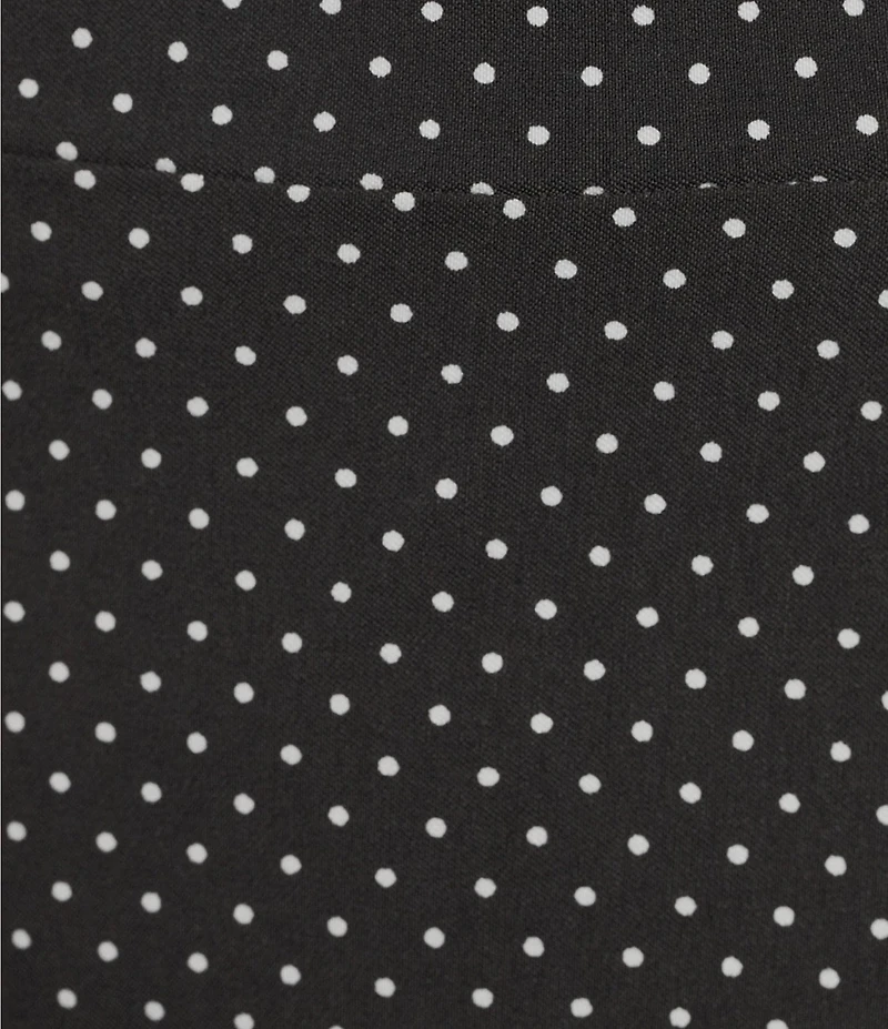 Honey and Rosie Dotted Triple Bubble Hem Tier Drop Waist Midi Dress