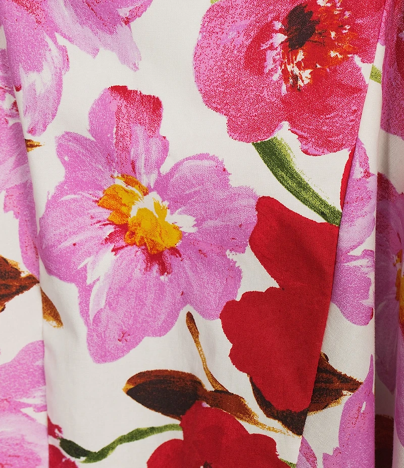Honey and Rosie Floral Printed Fit And Flare Midi Dress