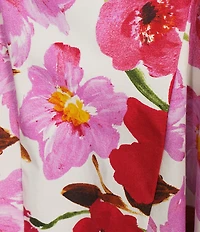 Honey and Rosie Floral Printed Fit And Flare Midi Dress