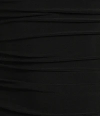 Honey and Rosie Halter V-Neck Drop Waist Handkerchief Hem Dress
