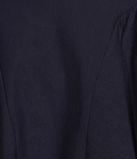 Honey and Rosie Halter V-Neck Fit-And-Flare Knee Length Dress