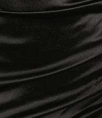 Honey and Rosie Sateen Long Sleeve Sweetheart Dress