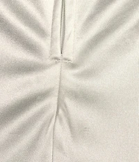 Honey and Rosie Sateen Square Neck Spaghetti Tie Strap Ruffle Midi Dress