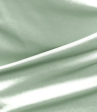 Honey and Rosie Sateen Sweetheart Neck Strapless Corset Long Dress