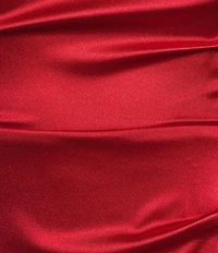 Honey and Rosie Satin Lace-Up Back Wrap Mini Dress