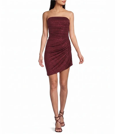 Honey and Rosie Sequined Cowl Neck Bar Back Bodycon Dress