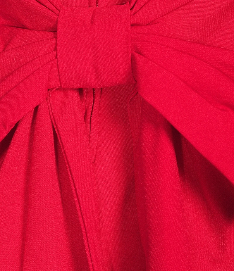 Honey and Rosie Strapless Bow Back Fit and Flare Dress