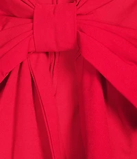 Honey and Rosie Strapless Bow Back Fit and Flare Dress