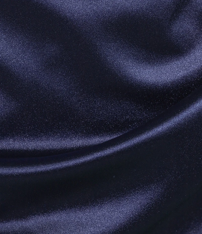 Honey and Rosie Strapless Mesh Illusion Corseted Pleated Dress