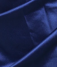 Honey and Rosie Sweetheart Drape Royal Sateen Fitted Short Dress