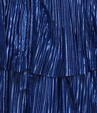 Honey and Rosie Sweetheart Neck Sleeveless Pleated A-Line Dress